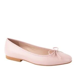 Patricia Green Skim Ballerina Flats Soft Pink Size 8
